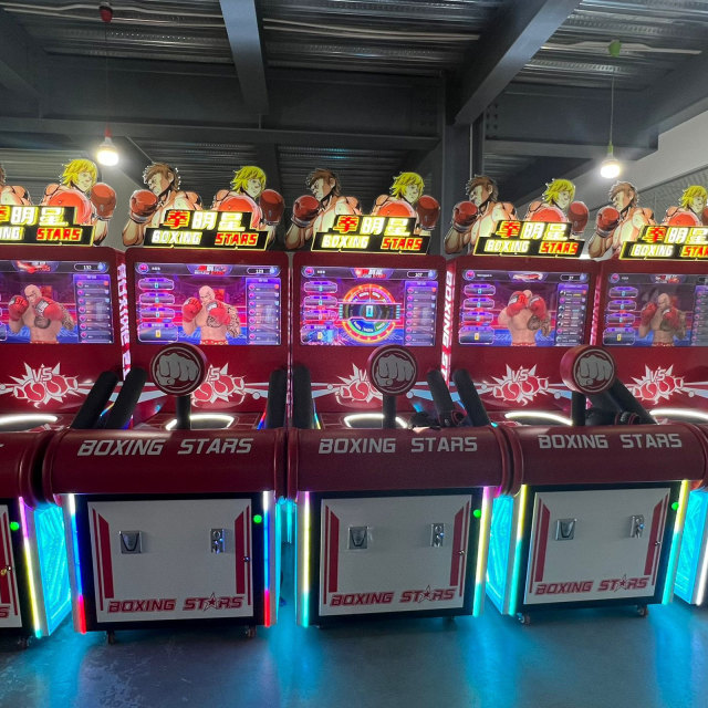 Ticket Redemption Boxing Game Machine with 2K HD Display Showing Game Rules and National Ranking, Play Games to Win Lottery Tickets,Arcade Machines For Sale From China Manufacturer - Raisefun