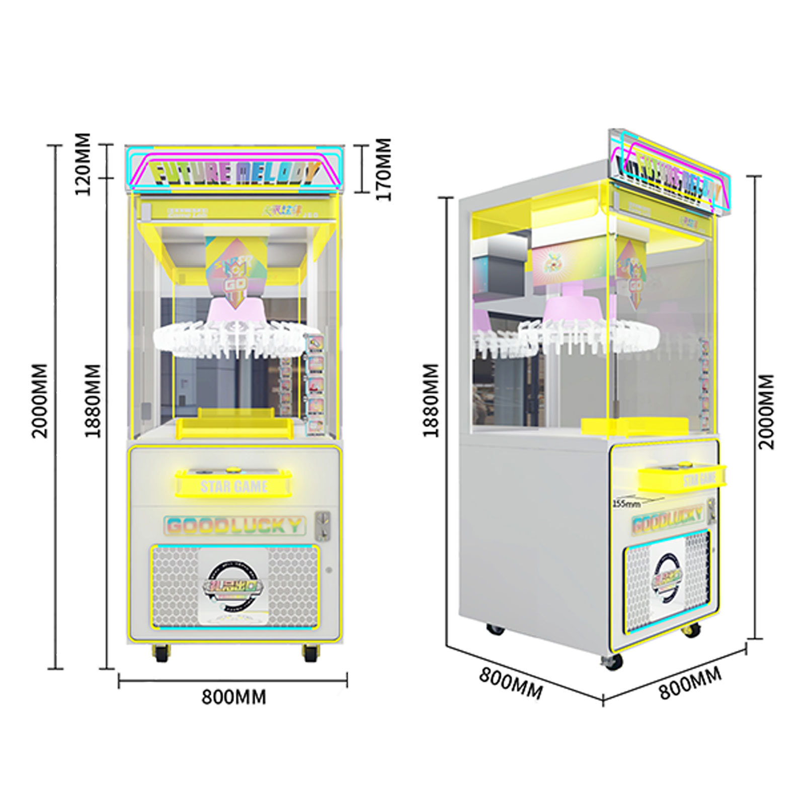 Clip Prize Machine with 60 Clips Coin Operated Arcade Gift Vending Game Machine,Arcade Machines For Sale From China Manufacturer - Raisefun