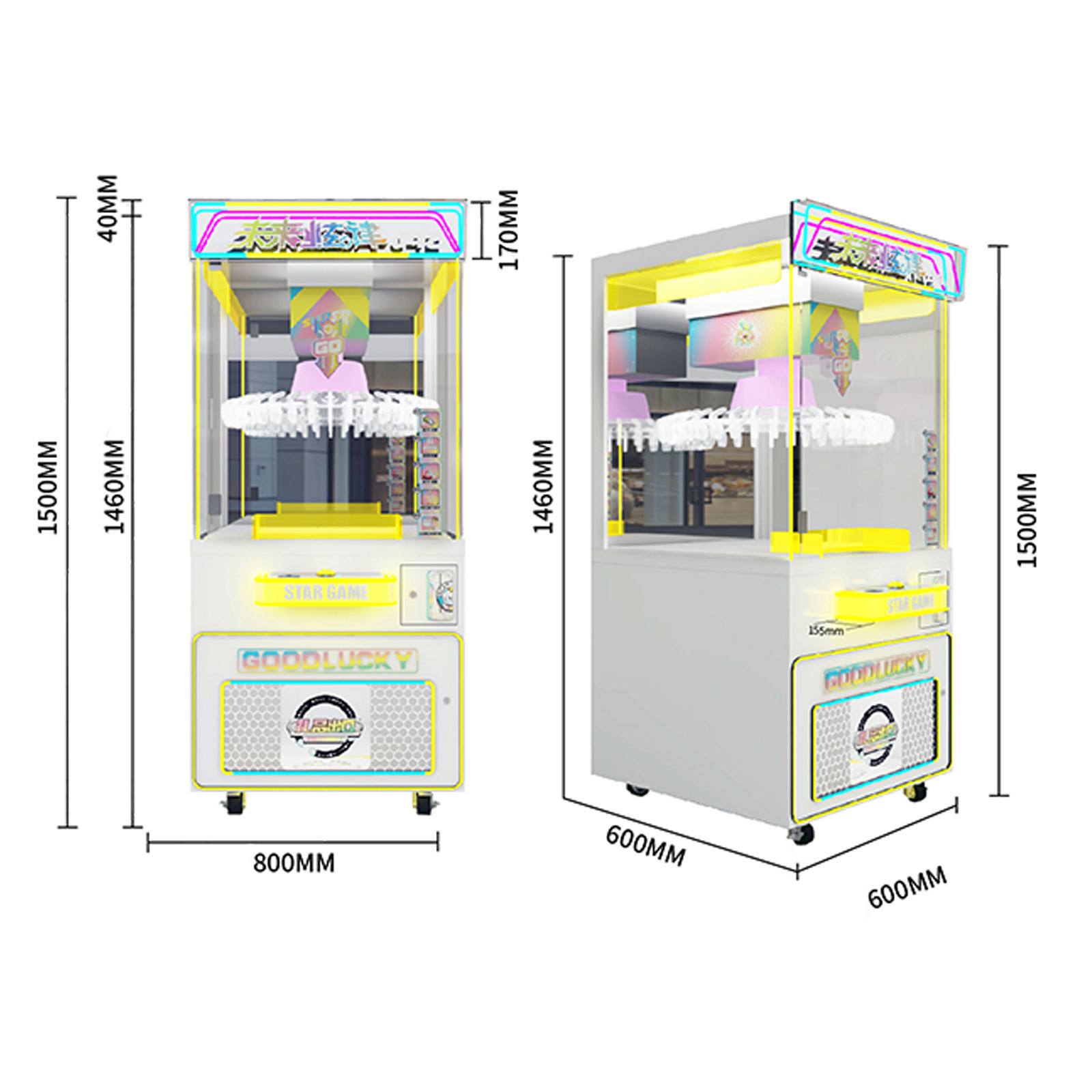Clip Prize Machine with 42 Clips Coin Operated Arcade Gift Vending Game Machine,Arcade Machines For Sale From China Manufacturer - Raisefun