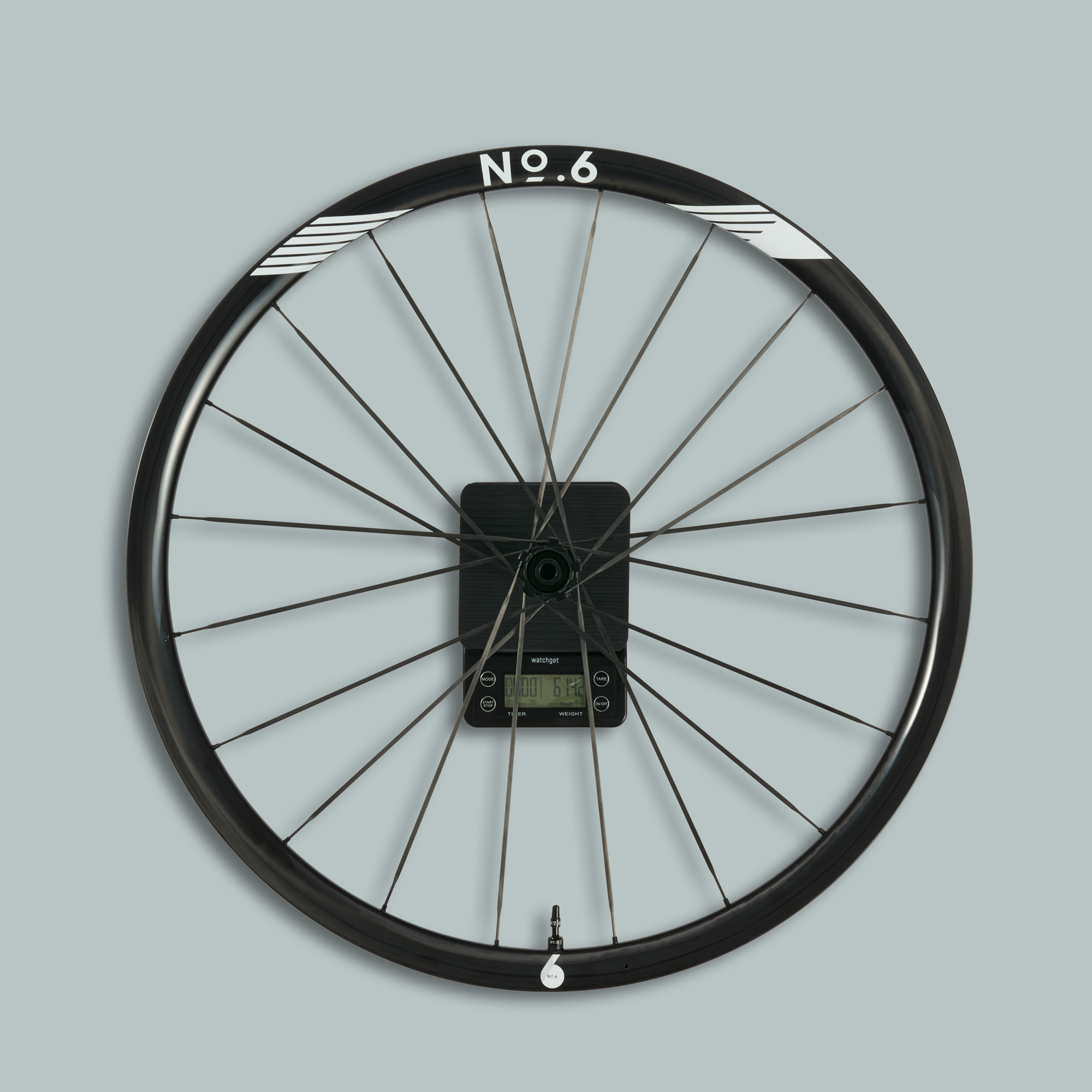 NO.6 30 30 UD SUPERLIGHT CARBON SPOKE DISC WHEELSET