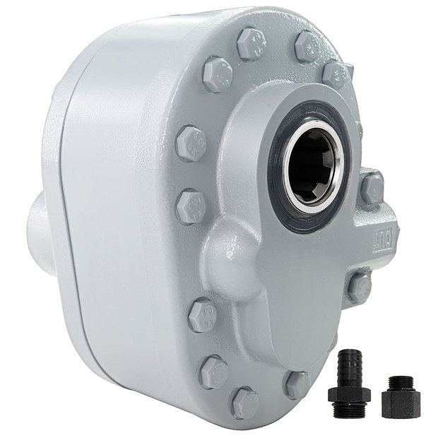 7.4GPM Hydraulic Pump for Tractors and Trucks Hydraulic PTO Pump 540 RPM 2250PSI Log Splitter 6 Teeth SAE16 Inlet And SAE12 Outlet for Dump Trailer Tractors and Scissor Lifts