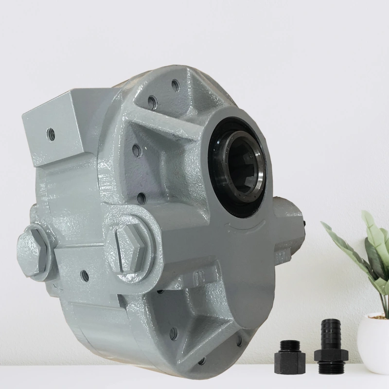 7.4GPM Hydraulic Pump for Tractors and Trucks Hydraulic PTO Pump 540 RPM 2250PSI Log Splitter 6 Teeth SAE16 Inlet And SAE12 Outlet for Dump Trailer Tractors and Scissor Lifts