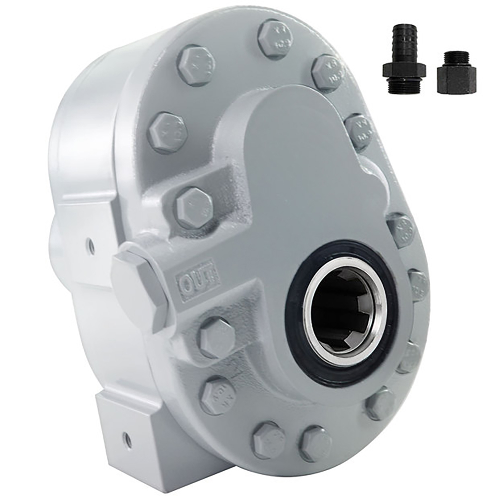 7.4GPM Hydraulic Pump for Tractors and Trucks Hydraulic PTO Pump 540 RPM 2250PSI Log Splitter 6 Teeth SAE16 Inlet And SAE12 Outlet for Dump Trailer Tractors and Scissor Lifts