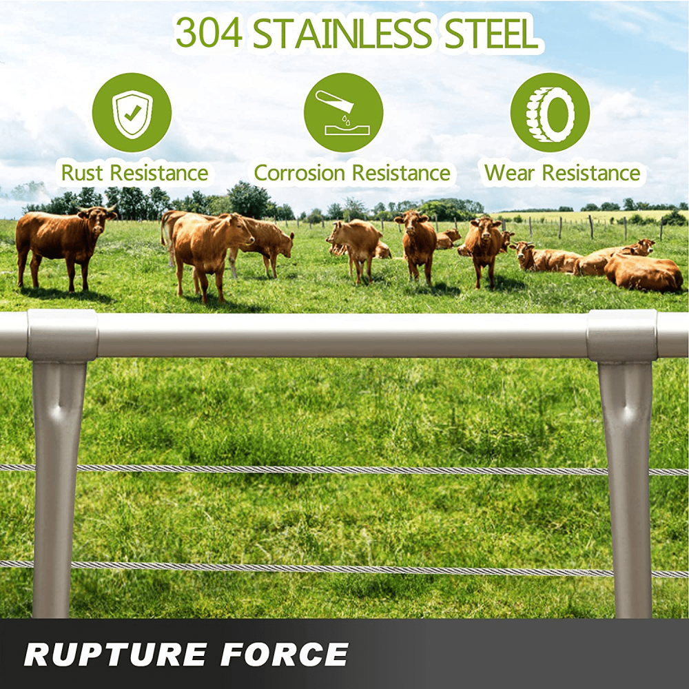 HONYTA 250FT 304 Stainless Steel Cable, Stainless Steel Decking Railing 3/16 inch with 7 x 19 Strand Construction, 3700lbs Breaking Strength for Rail, Deck, Clothesline and DIY Balustrade