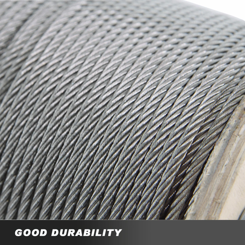 HONYTA 3/16 Inch 316 Stainless Steel Cable 500ft Length 1 x 19 Strands Construction Aircraft Cable 4270lbs Breaking Strength for Steel Wire Cable