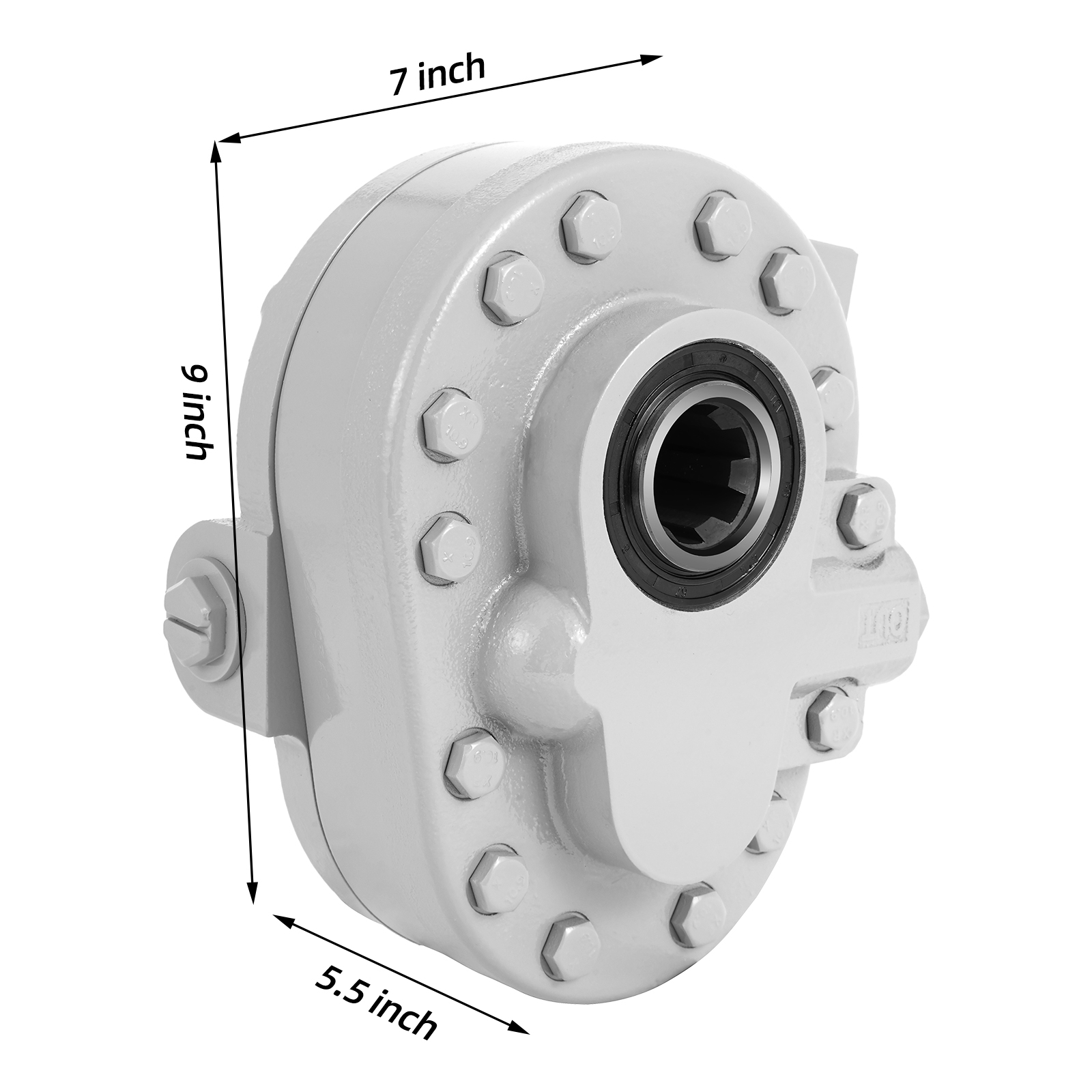 HONYTA Hydraulic PTO Pump 16.6 GPM 540 RPM 2250PSI Hydraulic Power Take Off Pump 6 Teeth SAE16 Inlet and SAE12 Outlet for Trucks and Tractors