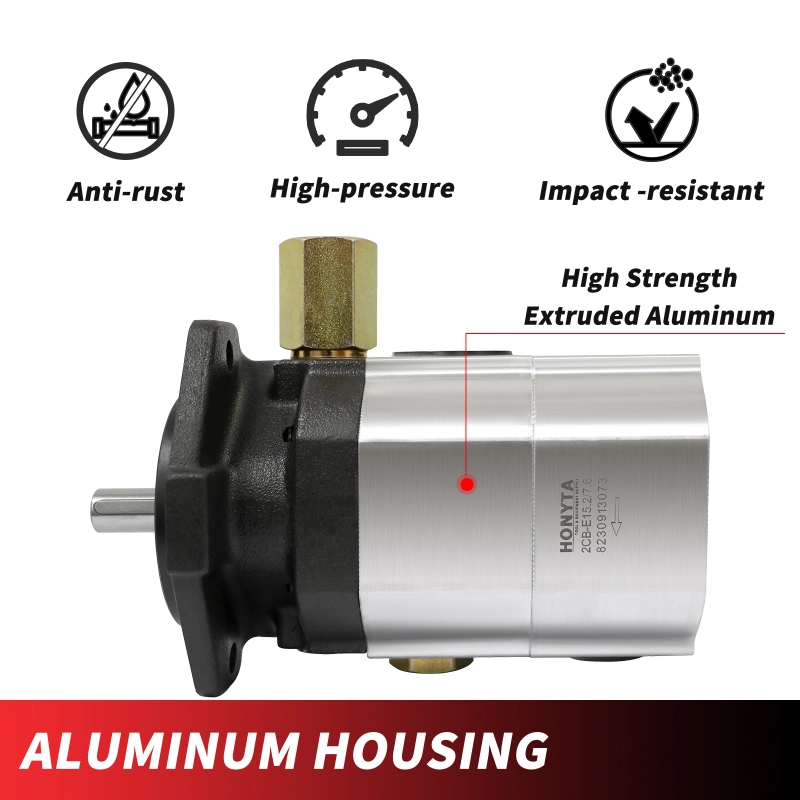 HONYTA Hydraulic Log Splitter Pump 22GPM 2-Stage Gear Pump, HI/LO Gear Pump, Wood Splitter Pump 3000 PSI, 3600RPM Aluminum Log Splitters Pump for Log Splitters