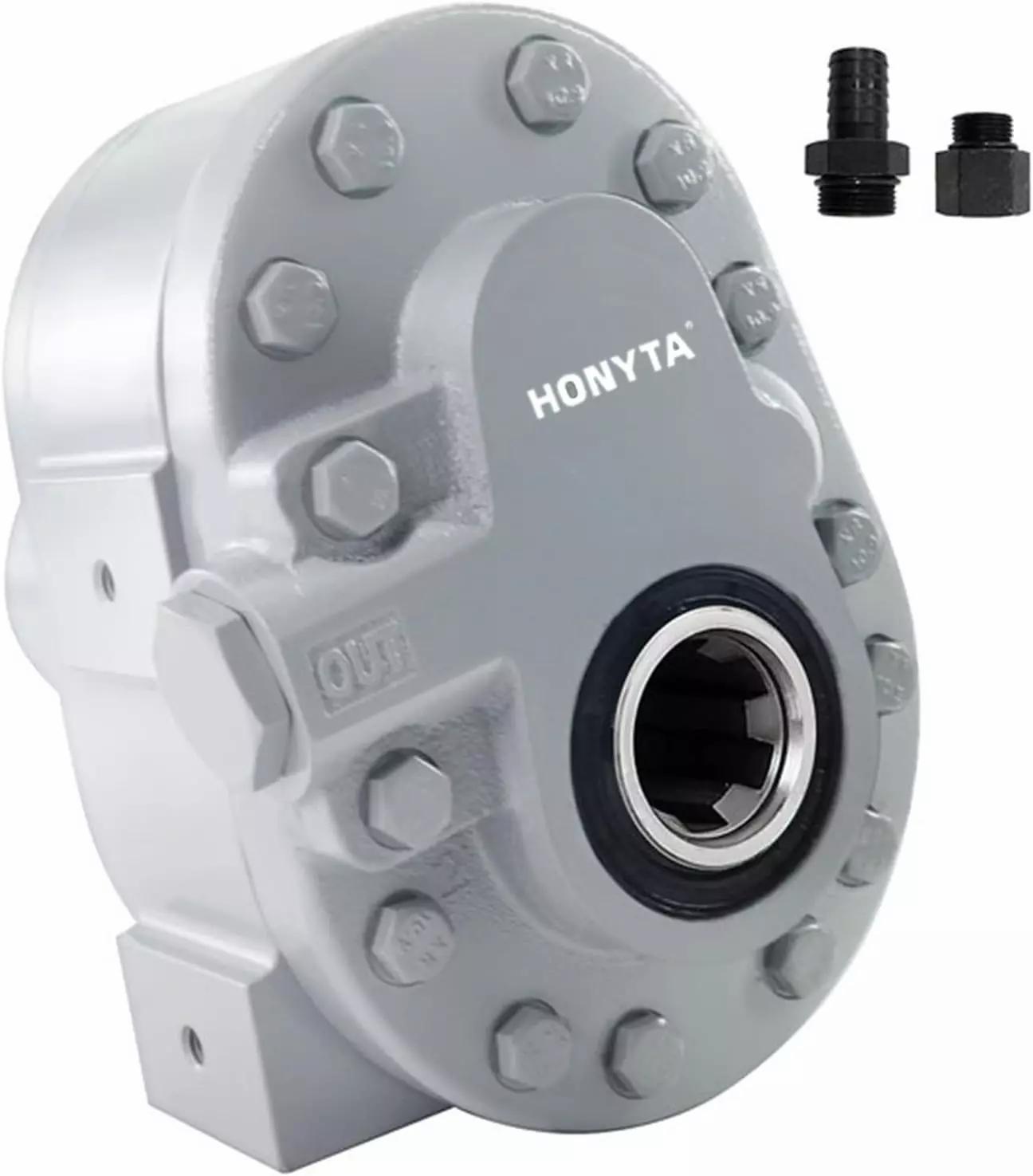 HONYTA Hydraulic PTO Pump 11 GPM 540 RPM 2250PSI Hydraulic Power Take Off Pump 6 Teeth SAE16 Inlet and SAE12 Outlet for Trucks and Tractor