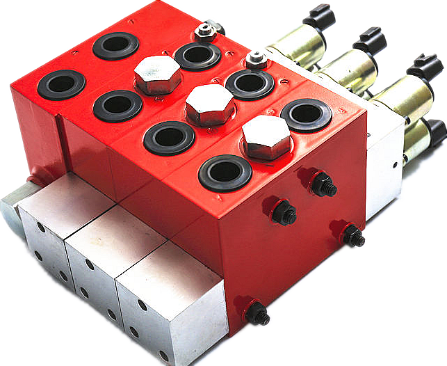 HONYTA GBV100 Proportional Multi Way Directional Valve With Load Sensing and Rear Pressure Compensation | 20~100L/min, The Main Valve Core Reset Adopts Spring Reset Method, Which Can Achieve Proportional Diversion and Provide Good Flow Characteristics and