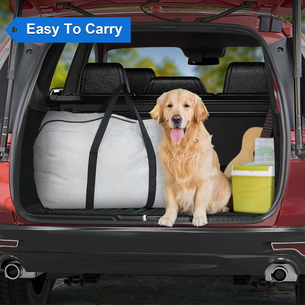 Inflatable Dog Water Ramps, Float Floating Ramps for Dog Water Ladder Steps Ramp for Pools Boats Docks, for Swimming Pets Water Bed for Human with Non-Slip Pad