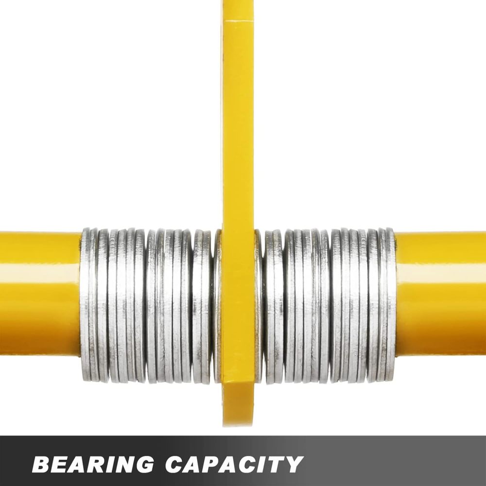 1100LBS Manual Trolley 1/2 Ton Capacity,Push Beam Trolley,I-Beam Flange Width 2.5 Inch - 3.7 Inch,Dual Wheels Hoist for Straight Curved I Beam-FREE SHIPPING