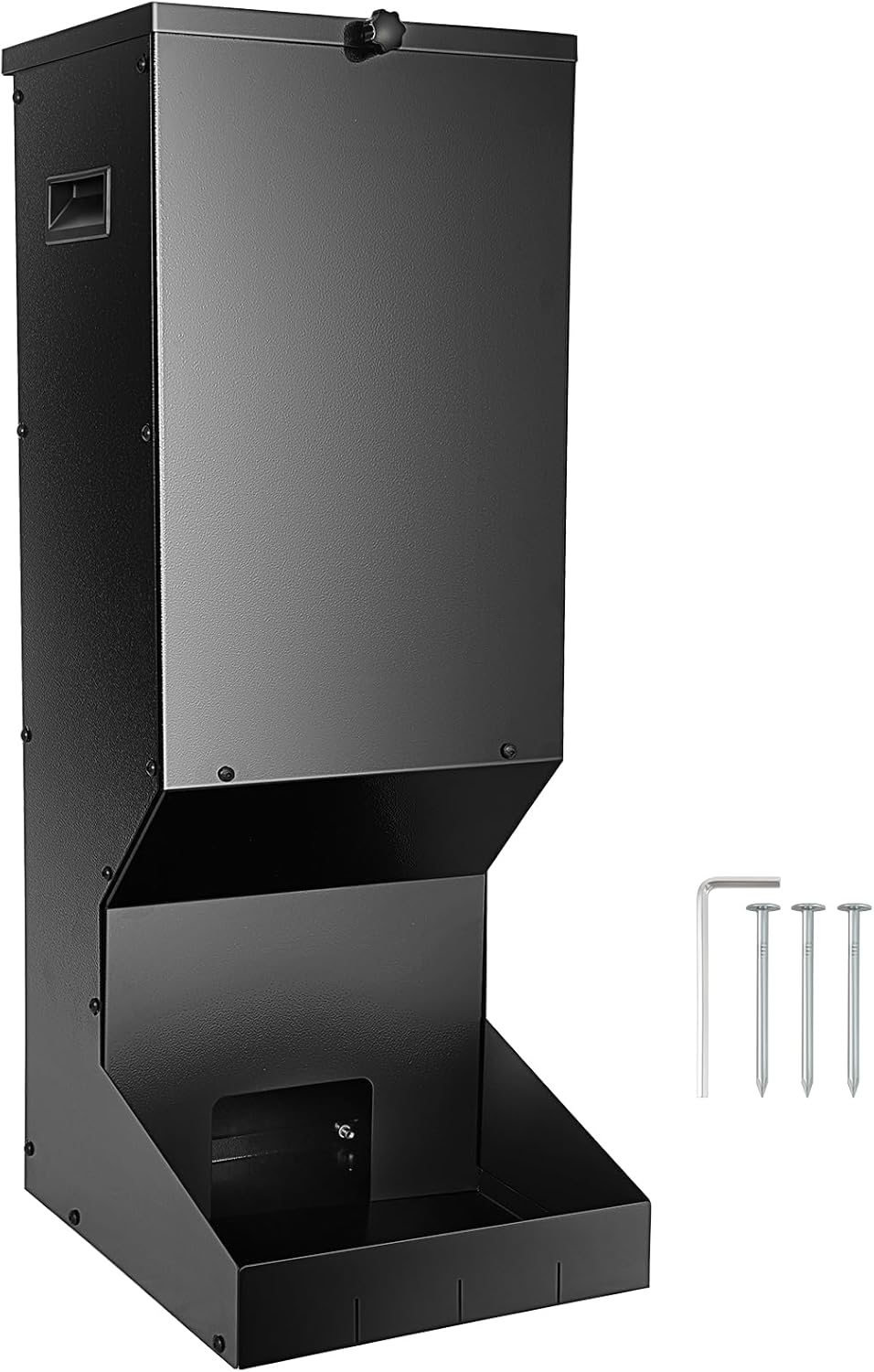 Hanging Deer Feeder Box 11 Gallons, Heavy Duty Feeding Stations with ...