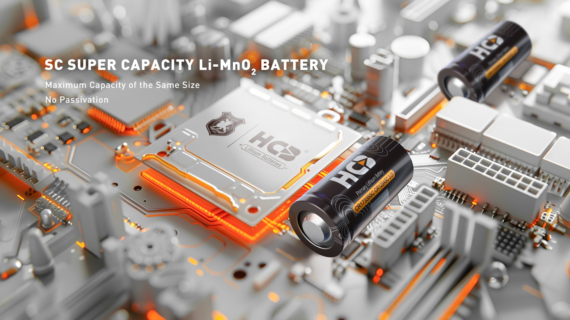 Capacity Li-MnO<sub>2</sub> Battery