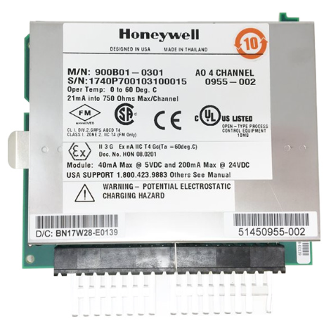900B01-0301 | Honeywell Analog Output Module