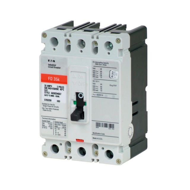 FD3125BP10 | Eaton | Molded Case Circuit Breaker 3P 125A | New Original