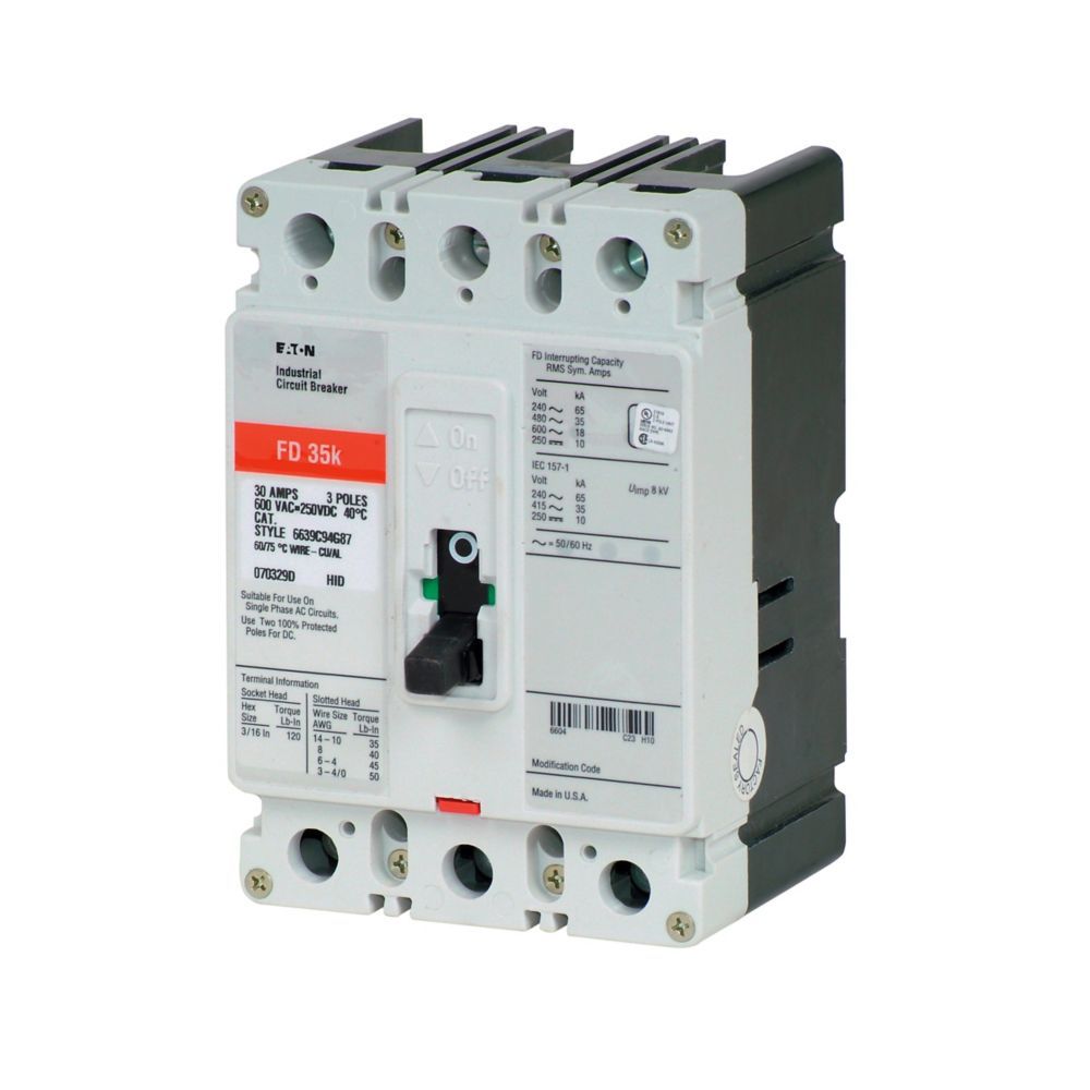 FD3150BP10 | Eaton | Molded Case Circuit Breaker 3P 150A | New Original