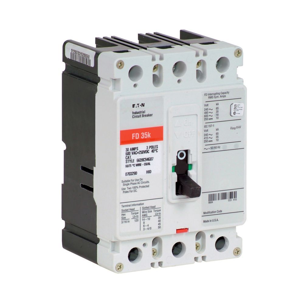 HFD3200L | Eaton | Molded Case Circuit Breaker 3P 200A | New Original