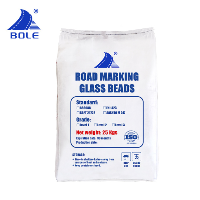 High Reflective and Roundness Glass Beads For Traffic Road Marking Line