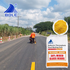 Vietnam popular yellow and white reflective traffic paint thermoplastic road marking reflective paint