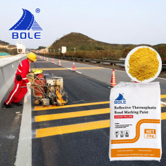 Fast delivery yellow and white aashto thermoplastic road marking paint easy boiling highway reflective traffic paint