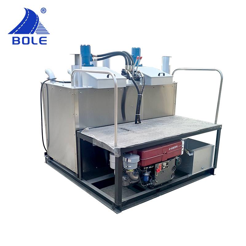 makinang pambanda - hydraulic double cylinder preheater