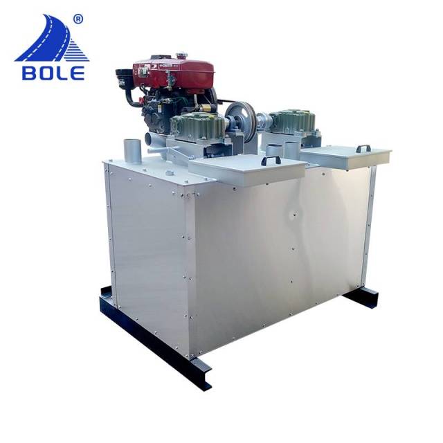 Rear perspective of industrial thermoplastic preheater displaying four-ring high-efficiency burner system and safety access panels