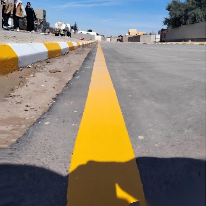 yellow thermoplastic road marking paint