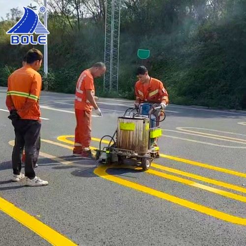 Bole  Thermoplastic Road Marking Paint Application