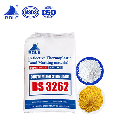 thermoplastic road marking piant BS3262 with MSDS ISO