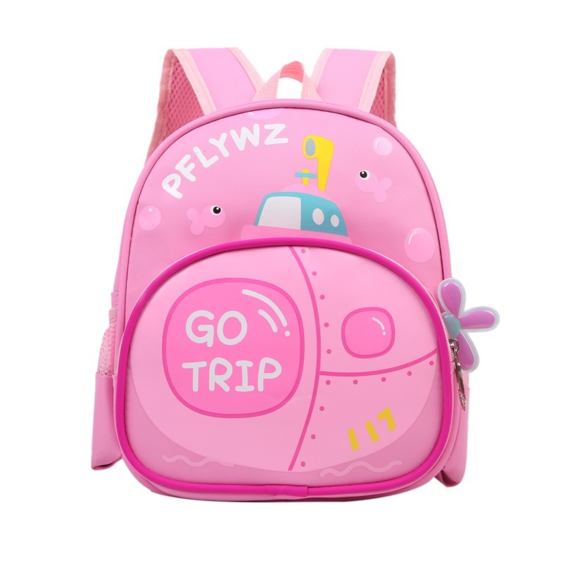 Custom New Fashion Kids Stationery Backpack Durable Canvas Cartoon School Bags for Teens