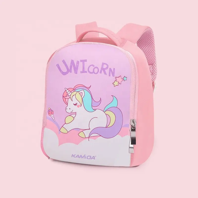 Customized Children School Bag Kindergarten Boy Cartoon Dinosaur Bag 3-8 Years Old Children SBR Diving Material Backpack