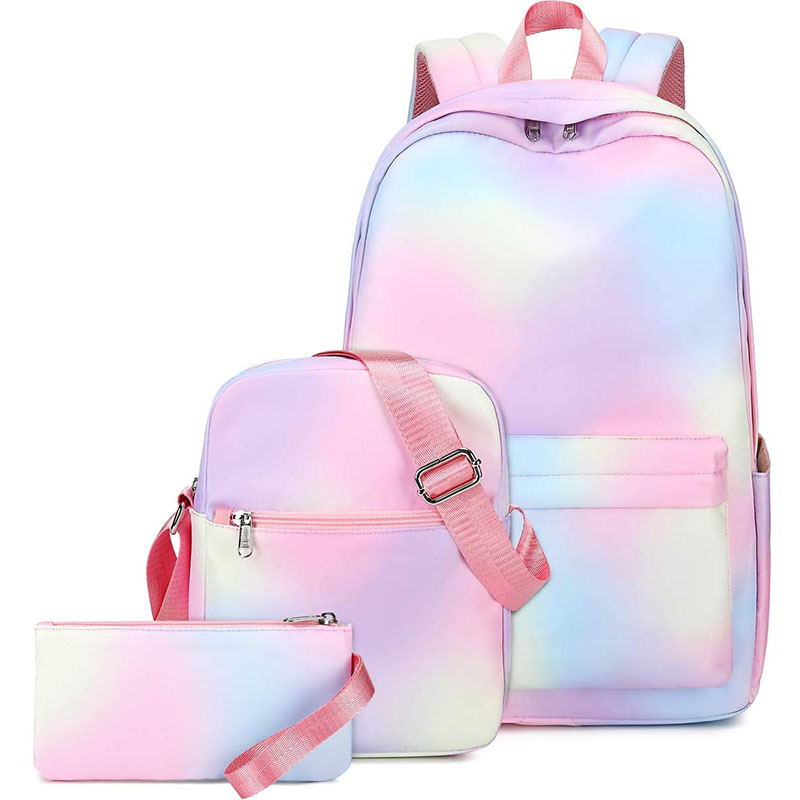 School Backpack Set Girls School Bookbag with Lunch Box Teens Girls ...