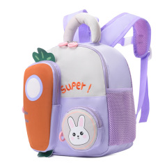 Ultra Lightweight Large Capacity Carrot School Backpack New Kindergarten Mochila Escolar with Ridge Load Reduction Protection