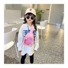 Hot New Cute Girls Chest Bag Custom Fanny Pack Waist Bag Kids Waist Shiny PVC Simple Belt Bag Fanny Pack Kids