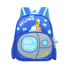Custom New Fashion Kids Stationery Backpack Durable Canvas Cartoon School Bags for Teens
