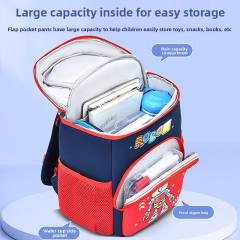 Ultra-Lightweight Robot Diving Material Kindergarten Backpack Zipper Closure Spine Protection Fashion Style Waterproof Feature