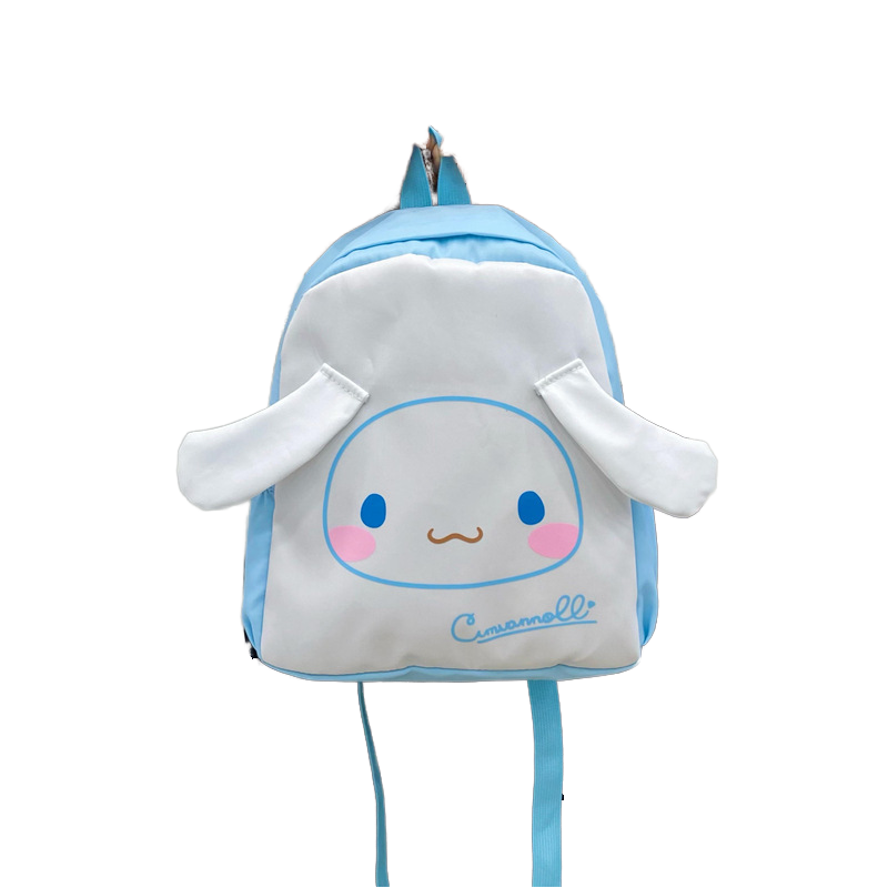 Hotsale  Pink Backpack Large Capacity Cute Kuromi Cinnamoroll Travel Bag My Melody Shoulder Bags with Dolls Gift School Use