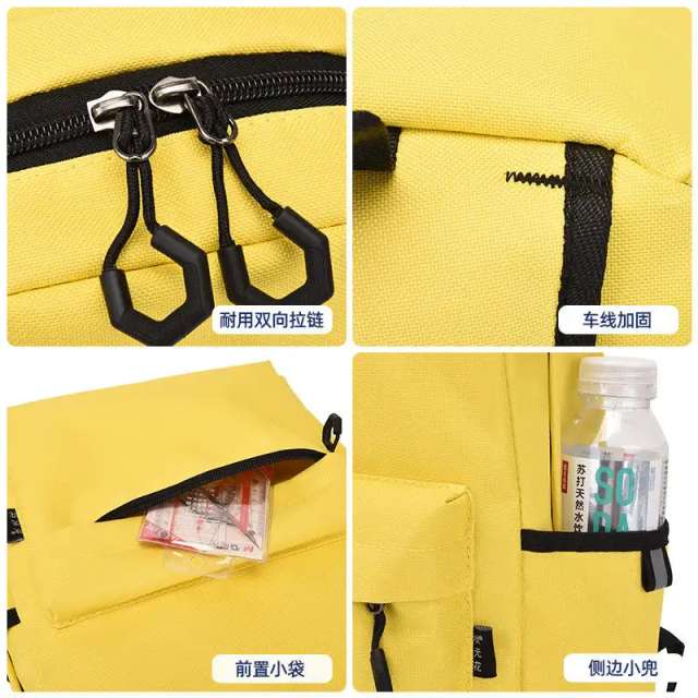 Customized Logo Size School Backpack Schoolboy Schoolgirls Book Backpack 300d Polyester School Bags
