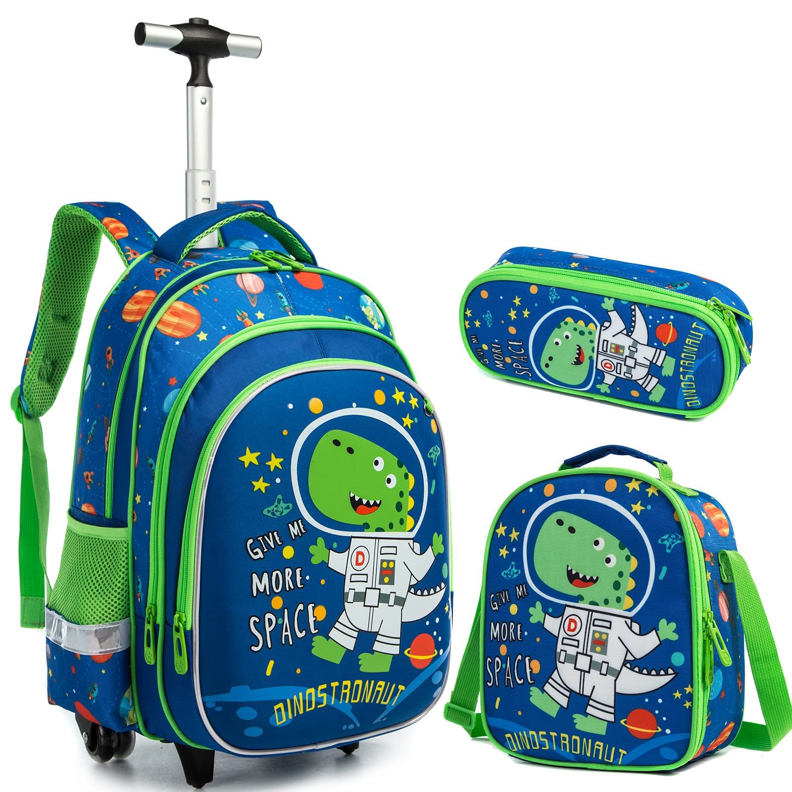 Wholesale Child Luggage Travel Bags Primary School Trolley Bag Boys and Girls Cartoon Printed Backpack