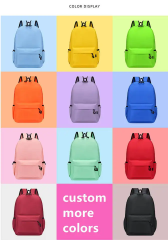 Customized Logo Size School Backpack Schoolboy Schoolgirls Book Backpack 300d Polyester School Bags