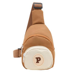 Hot Children's Casual Nylon Zipper Crossbody Bags Boys and Girls Embroidered Letter Shoulder Chest Bag