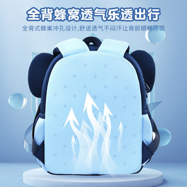 Handmade 3D Cartoon Zoo Animal Prints Backpack Fashionable Kids' Personalized Cute Design Backpack