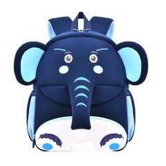 Handmade 3D Cartoon Zoo Animal Prints Backpack Fashionable Kids' Personalized Cute Design Backpack