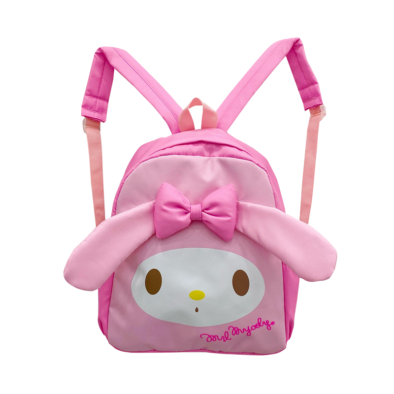 Hotsale  Pink Backpack Large Capacity Cute Kuromi Cinnamoroll Travel Bag My Melody Shoulder Bags with Dolls Gift School Use