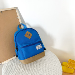 Hot New Children's Canvas Backpack Internet Popular Korean Style Kindergarten Trendy Schoolbag Boys and Girls Small Backpack