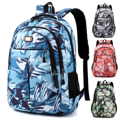 Hotselling Outdoor Travel Business Casual Backpack Oxford Camouflage Student School Bag