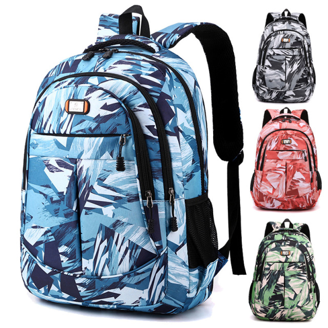 Hotselling Outdoor Travel Business Casual Backpack Oxford Camouflage Student School Bag
