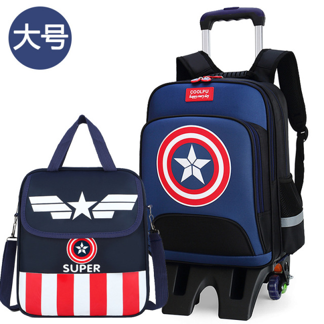 Waterproof Nylon School Bags Casual Backpack Set for Student Kit Student School Bag Backpack Boys Schoolbag Set