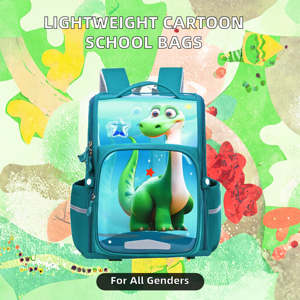 Fashion Cartoon Lightweight Backpack Student School Bags with Spine Protection Mochila Escolar to Reduce Burden