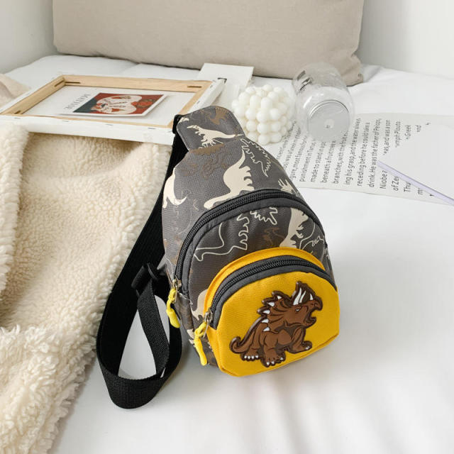 Hot New Arrivals Children's Waist Bag Boy Dinosaur Messenger Fashion Coin Purse Kids' Chest Bags